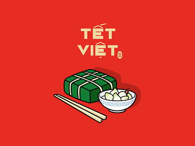 Tet Holiday banh chung creativetribe hanh muoi happy new year illustraion khoianh lunar new year lunarnewyear tet