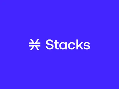 Stacks Brand Identity brand design brand identity branding crypto cryptocurrency logo simple symbol visual identity system
