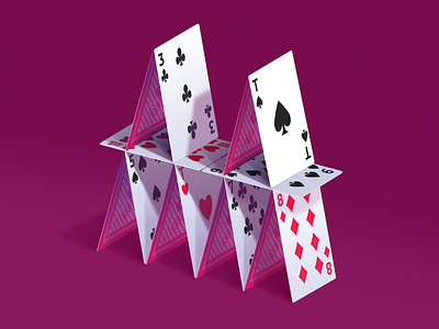 house of cards art aser branding card design cards cg clubs deck design diamonds graphic design hearts playing cards product design spades vector