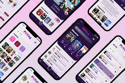 Plikay app design game movies ui