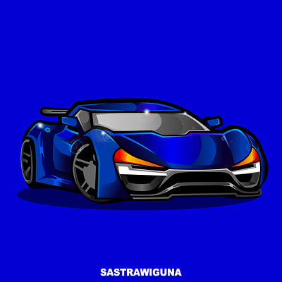 car vector car cartoon design illustration illustrator logo mascotlogo supercar tshirt design vector