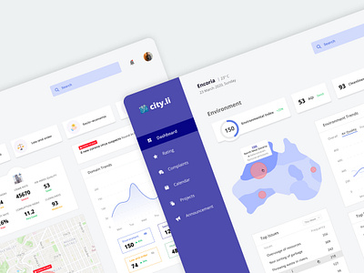 City Surveillance Dashboard dashboad dashboard design design ui design uidesign