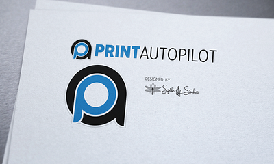 Print AutoPilot Logo Design app icon app icon design brand identity branding branding design graphic design icon design launcher icon logo logo design print design