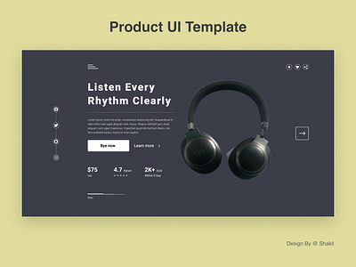 Product User Interface Design 3d ui bootstrap template branding crative ui dashboard template elegant ui minimal ui product advetising ui uiuxdesign web tamplate website design