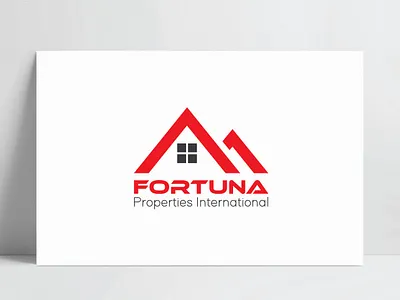 Fortuna Logo Design art branding design flat graphic design illustration illustrator logo minimal typography vector