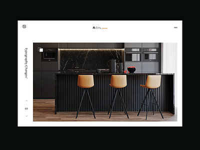 Concept for Interior WebDesign - Minimalistic clean clean design design ineraction design interior interior design minimal minimalism minimalist minimalistic showroom slider talavadze trendy ui ux webdesig website concept website design