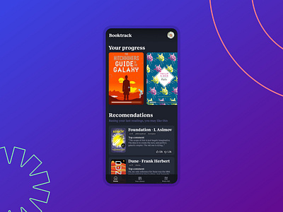 Booktrack app app concept product design ux ux design ux ui design