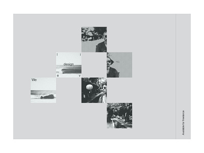 Composition composition freelance grey typography
