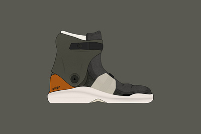 Ollér Skate concept boot design illustration product rollerblade rollerblading skate skating