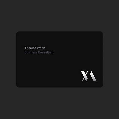 Business card branding business card minimal