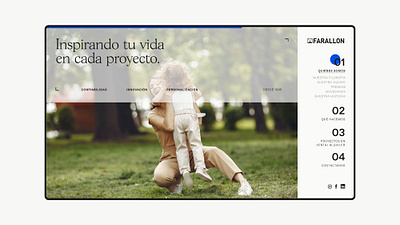 Grupo Farallón - Website Redesign branding design web website