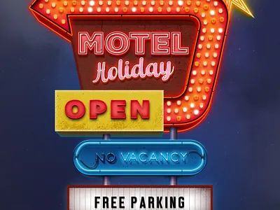 Vintage Neon Road Signs - Premium Collection 3d mockup 3d text 3d text mockup neon neon sign retro text effects road sign vegas vintage sign