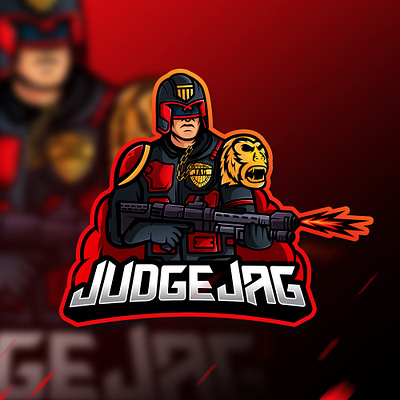 judgejag mascot logo esports design esport esport logo game gaming illustration illustrator logo mascot vector