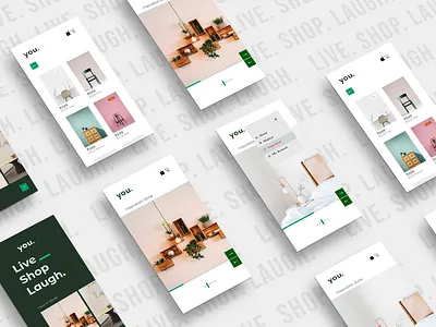 You. The Shopping App app app design app ui art concept design mockup ui ui design ux ux design web ui wireframe