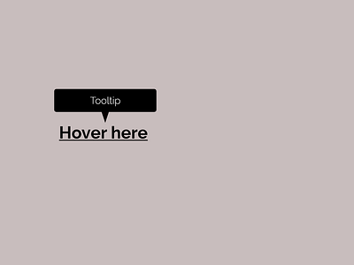 Tooltip #087 dailyui
