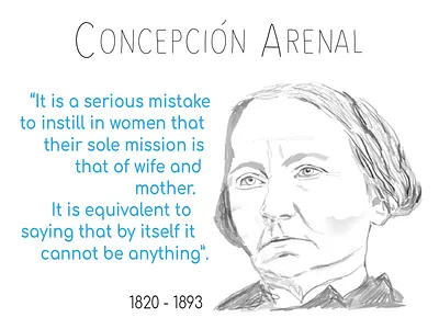 Concepción Arenal feminism feminist pioneer pioneers social network spanish spanish feminist