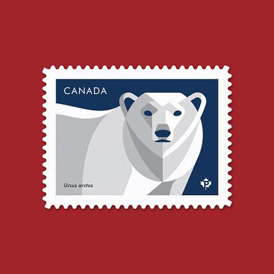 Canada Post Bear Stamps Exploration bear canada dan kuhlken dkng dkng studios geometric grizzly grizzly bear illustration nathan goldman polar bear post stamp vector