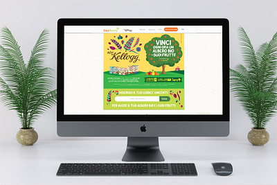 Kellogg's graphics illustration illustrations user interface user interface design webdesign website