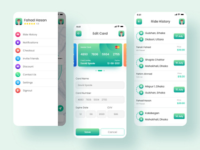Ride Sharing IOS App UI Design app booking app delivery app minimal ui ride ride app ride bikes ride car ride hailing ride safe ride sharing ride sharing app ride truck ride your bike rides rideshare ridesharing taxi taxi app taxi booking app