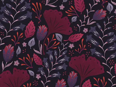 Leaves pattern art art licensing flowers illustration illustrator leaves nature pattern surface pattern design texture