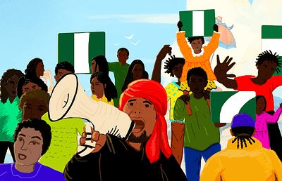 Nigerian protestors