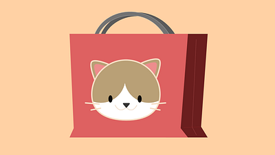 Cat Bag Logo bag cat cats paperbag