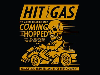 Coming in Hopped apparel badge beer branding brethren craft beer identity illustration packaging typography