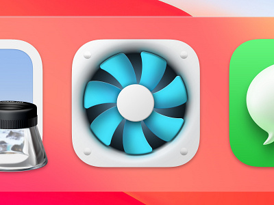 Fan / Temperature Control Apps Big Sur App Icon apple application big sur bigsur control dock fan icon mac macos macs macsfancontrol monitor neomorphism pro speedfan temp temperature tg tgpro