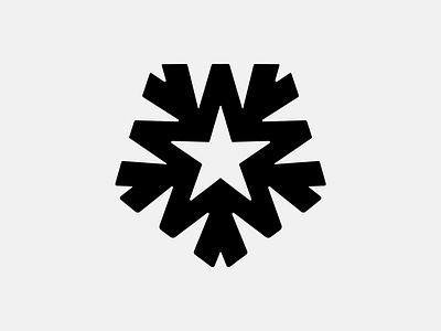 Monogram | W Star black and white brand logo monogram design monogram logo monogram symbol star symbol