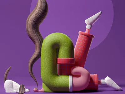 'Sup, dog. 3d c4d character redshift3d