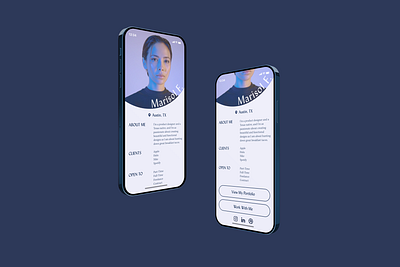 Daily UI 006 - User Profile daily ui design ios minimal typography ui ux