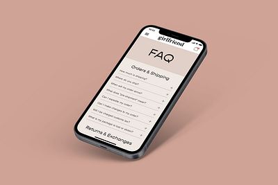 Daily UI 092 - FAQ page branding browser daily ui design minimal mobile retro typography ui ux