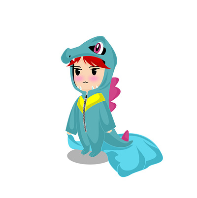 Chibi Totodile design diseño doodleart illustration ui ux vector vector illustration