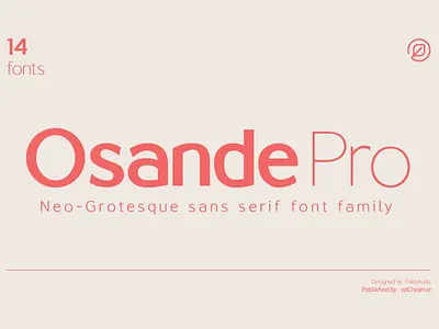 Osande Neo-Gothic Sans branding elegant futura lettering logo luxury modern rockwell sans serif serif font typeface typography