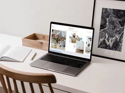 Luna Website brand design brand identity branding logo design logo design branding logo design concept squarespace typography website website concept website design website designer