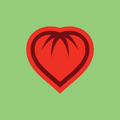 Day 398 adobe illustrator adobe illustrator cc brand design brand identity brand identity design brand identity designer branding farmer farmers market fruit fruit logo graphic design heart logo logo concept logo design logo designer logos love tomato