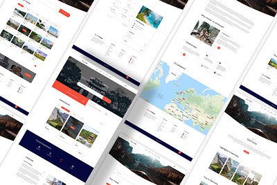 Am Travel - Travel Website Figma Template agent clean destination figma flight hotel leisure modern ticket travel traveller ui ux vacation website