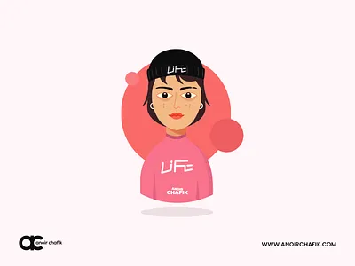 Different girl anoirchafik artwork casablanca creative different feminine feminine design feminist girl girl character girl illustration girl portrait girl power girls illustration art illustrations marrakech morocco pink pinky