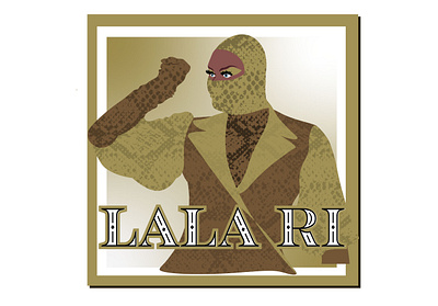 RuPaul Season 13 "LaLa Ri" design drag queen funny graphic design illustration lgbtqa rupaul rupauls drag race ui