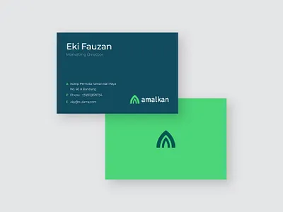 Amalkan Business card branding branding design businesscard graphicdesign logo