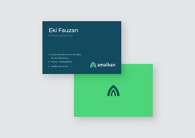 Amalkan Business card branding branding design businesscard graphicdesign logo