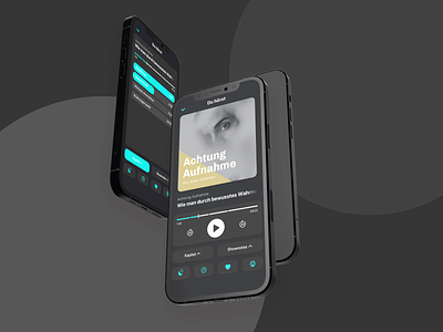 Podcast App app dark ui design frankfurt interface layout podcast ui uichallenge ux