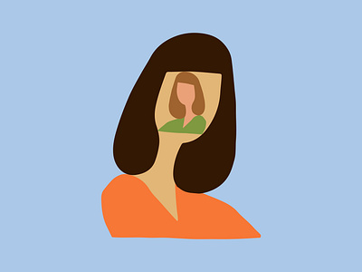 Color Studies with Surreal Figures conceptual editorial illustration experiment illustration minimal shapes simple surreal