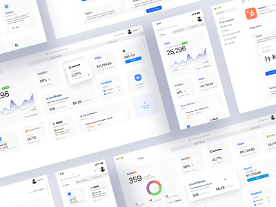 Integration App - Dashboard Responsiveness admin app calendar connect dashboad dashboard design dashboard ui data invite marketing meeting menu payment sales search social store tabs tools widget