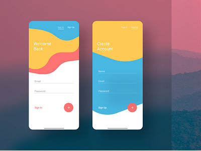 Drippp - Sign In app art beautiful create account endsars figma illustration login page minimalist mobile app register form sola ui ux vector