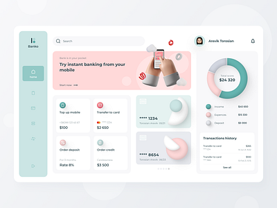 banking platform Banko: dashboard app app design bank app bank card banking bankingapp dashboad design devices finance finances interface platform statistic ui ux