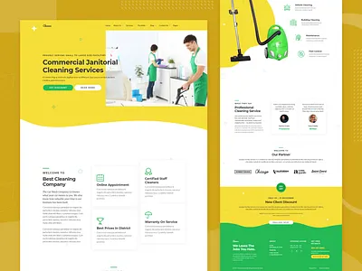 Cleaning service website build website create website elementor landing page responsive website responsive website design responsive website templates web development website design wordpress blog wordpress design wordpress development