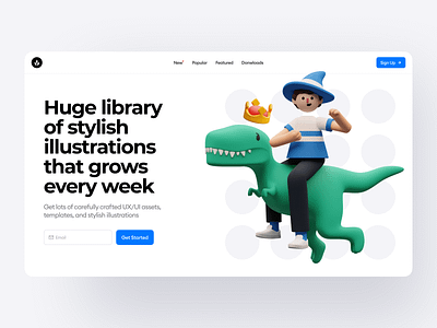 Superscene 4 🥳 Big update! 3d app bestseller colorful constructor craftwork design illustration illustrations landing product superscene ui update web website