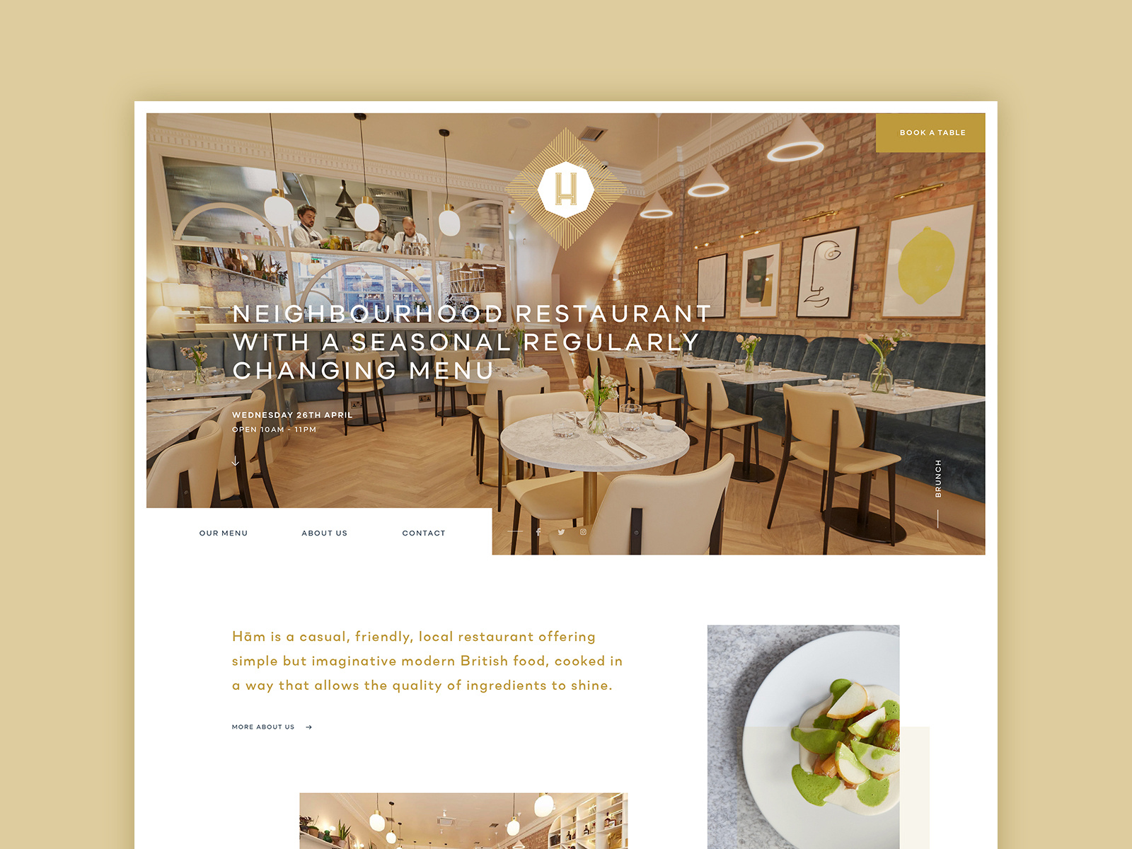 Example of Website Design (5 Pages)
