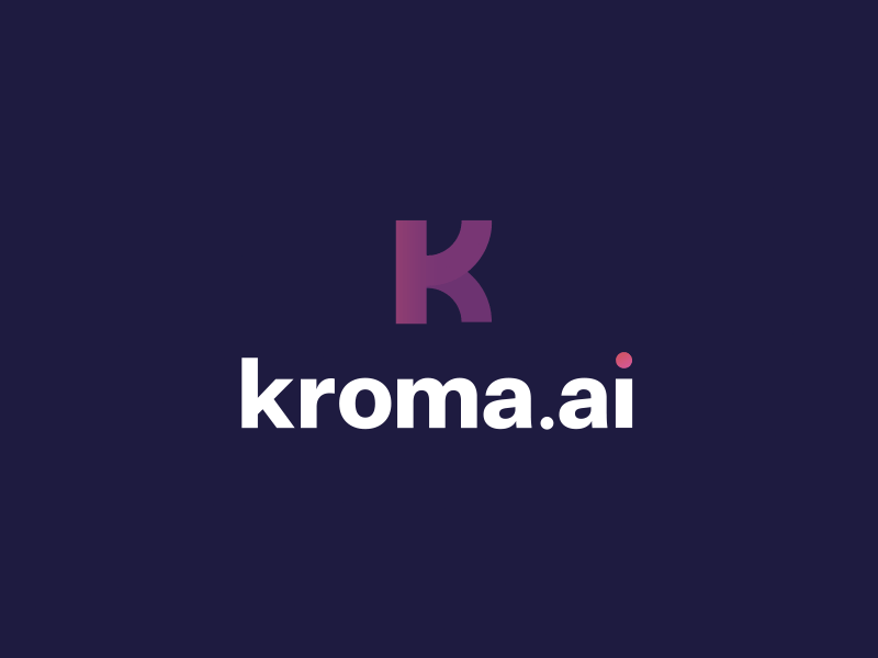 Kroma - Logo Animation after effects animated logo animation branding logo logo animation logo reveal motion design motion graphics reveal